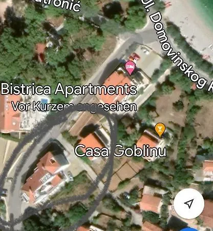 Near Beach Bistrica Daire Sutivan